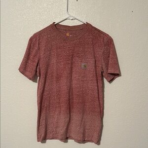 Carhartt Heathered Pink Short Sleeve Tee